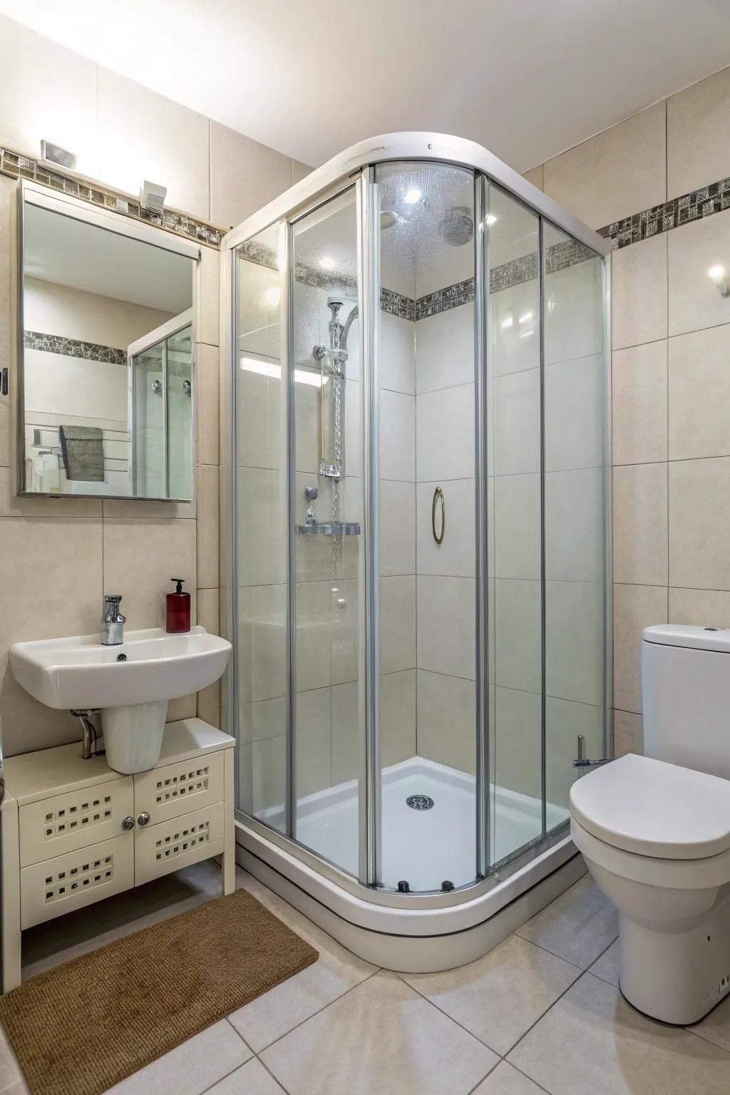 Maximize your space with neo-angle designs.