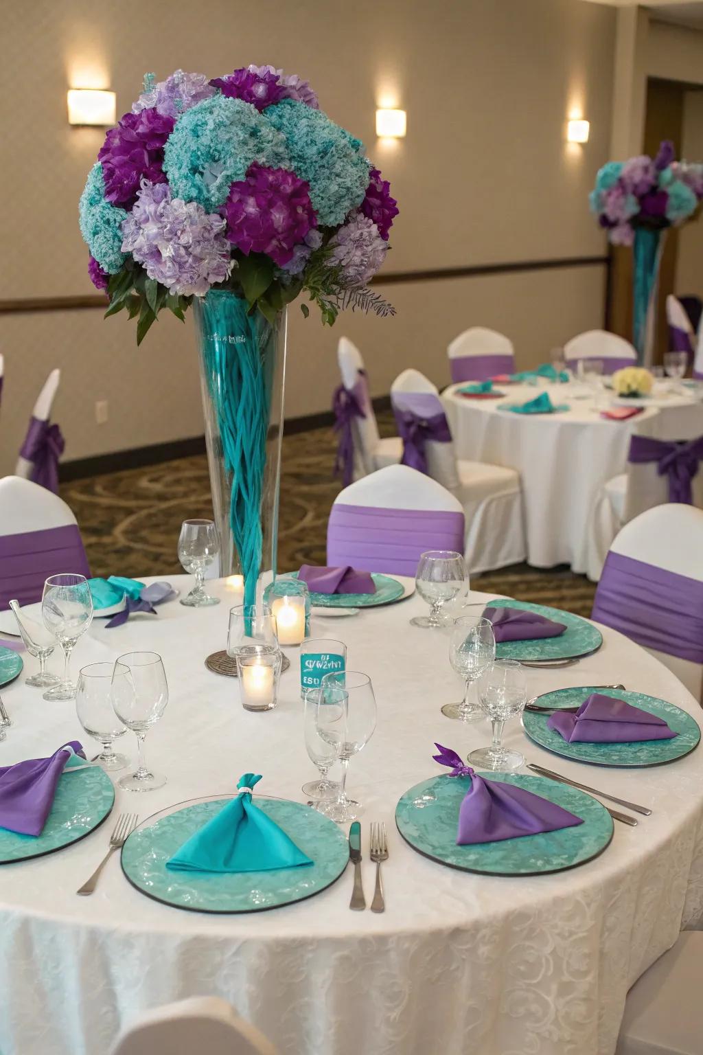 Unforeseen shades produce a stunning visual result.