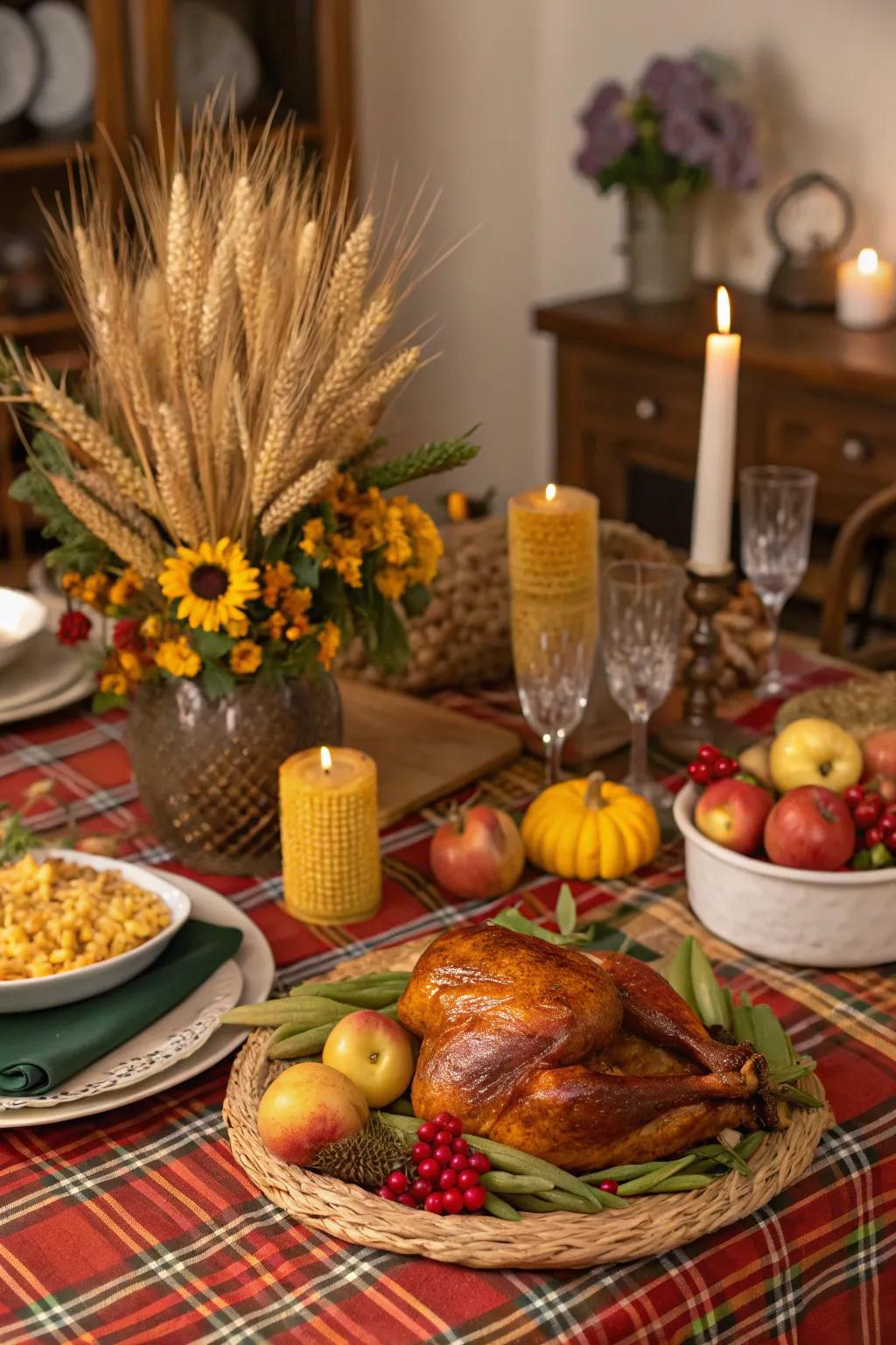 With décor influenced by the harvest, you may celebrate the season.