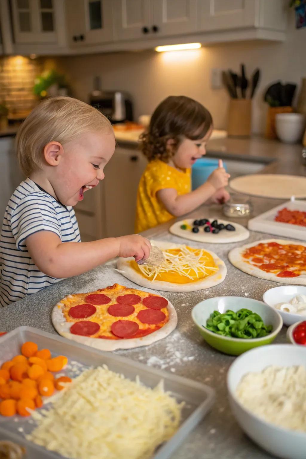 A self-made flatbread social merges inventiveness with delectable fun.