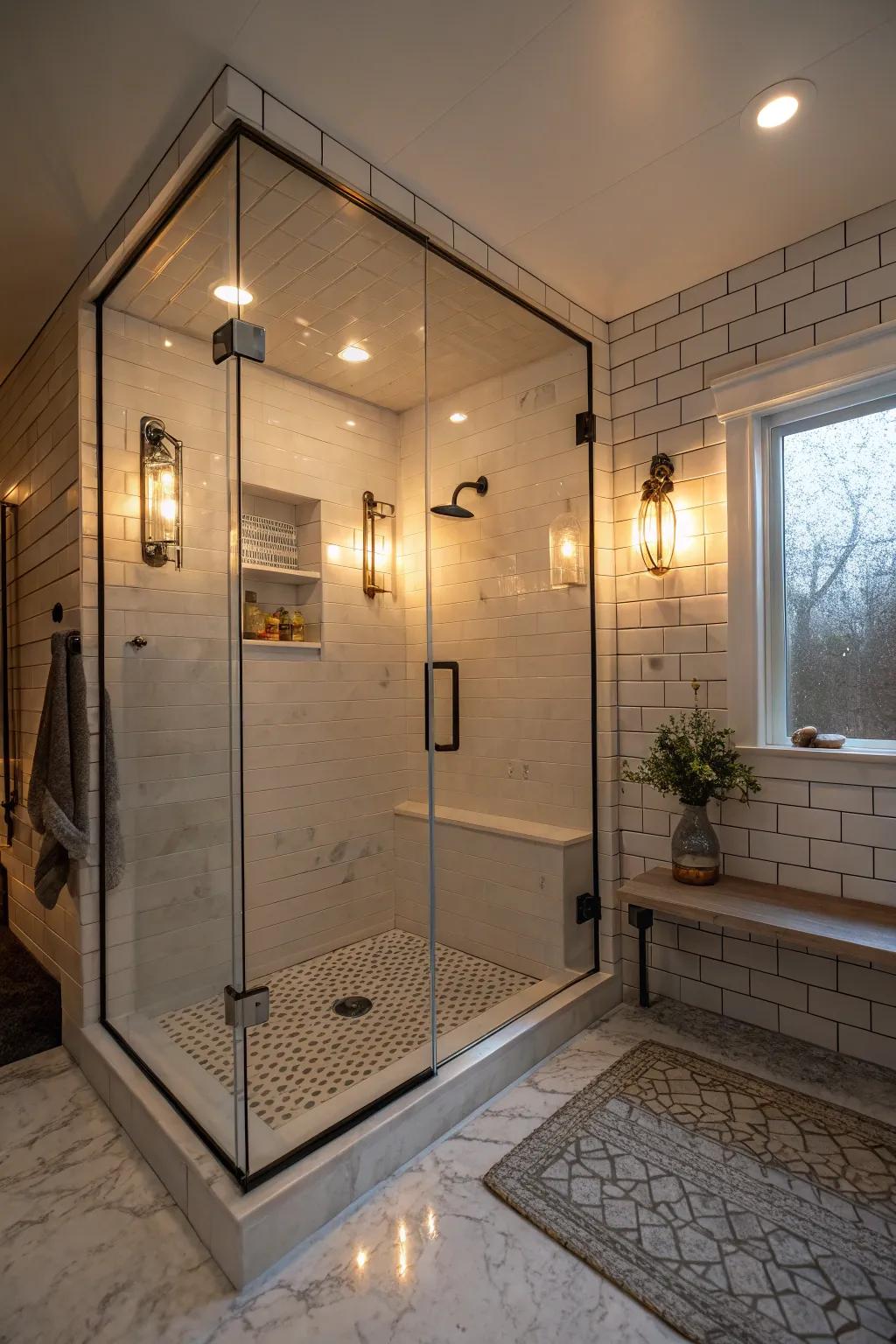 Emphasized illumination enhances the mood and highlights key features.