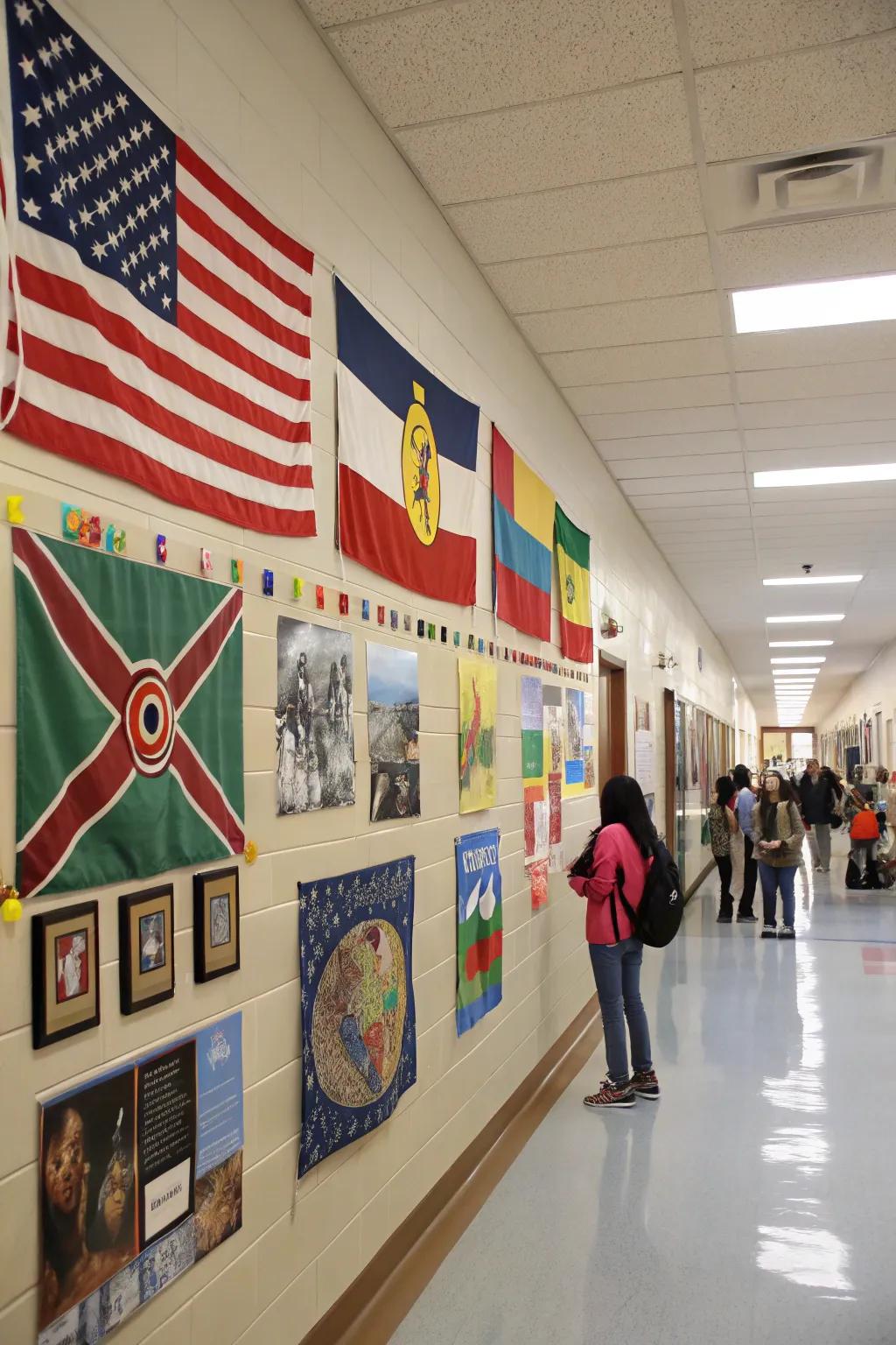 A global heritage display that highlights diversity and educates students.