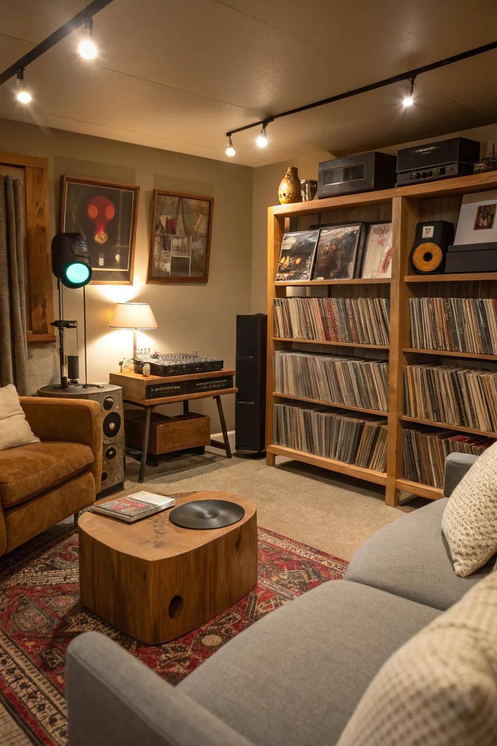 Celebrate your musical passions in a dedicated room.
