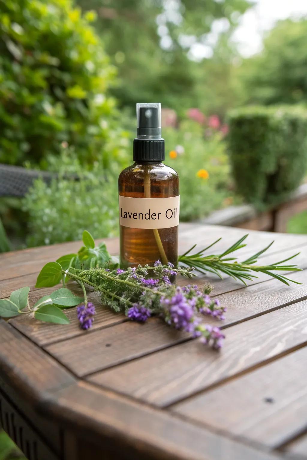 Keep bugs at bay with lavender oil.