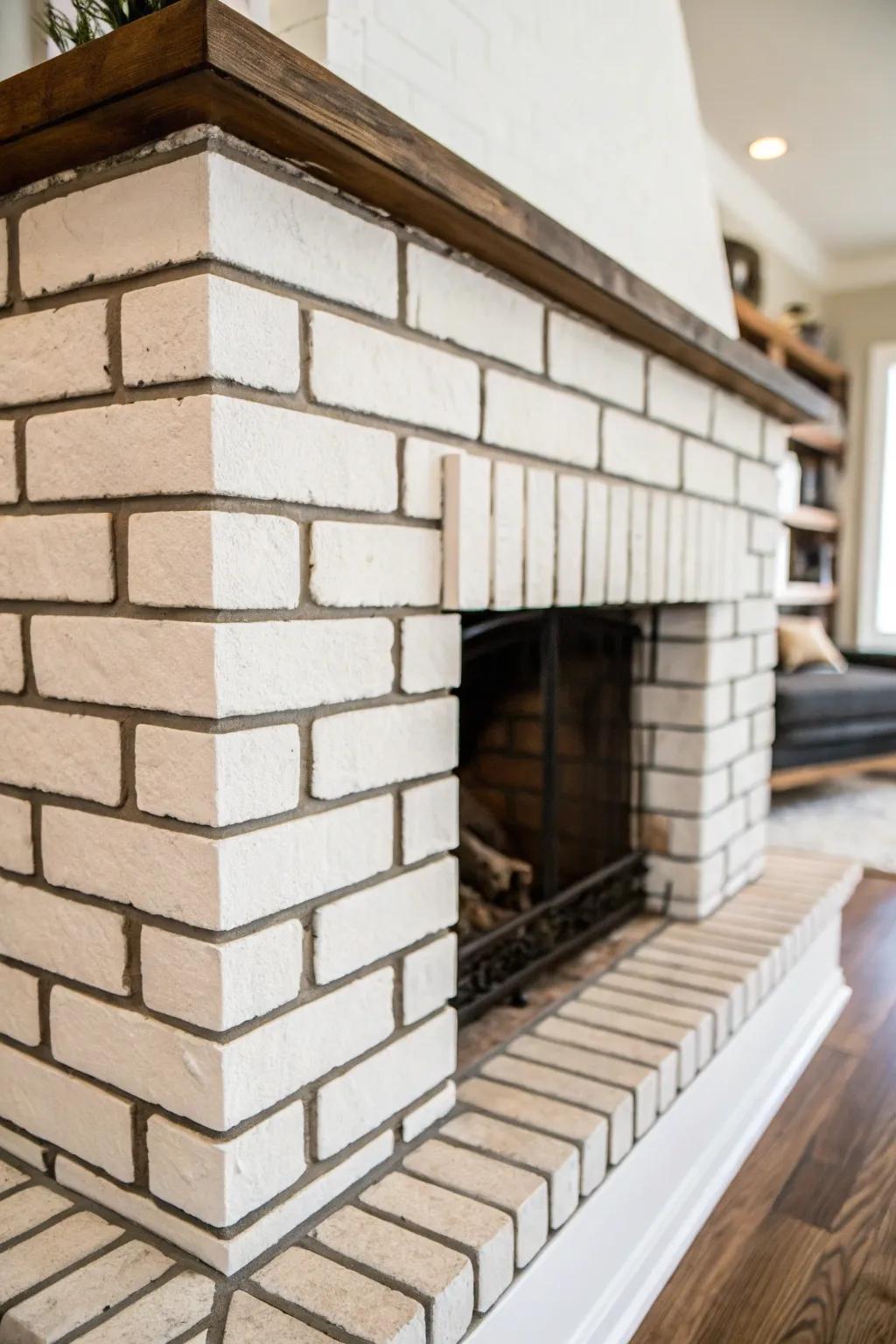 Highlighting mortar accentuates the brickwork beautifully.