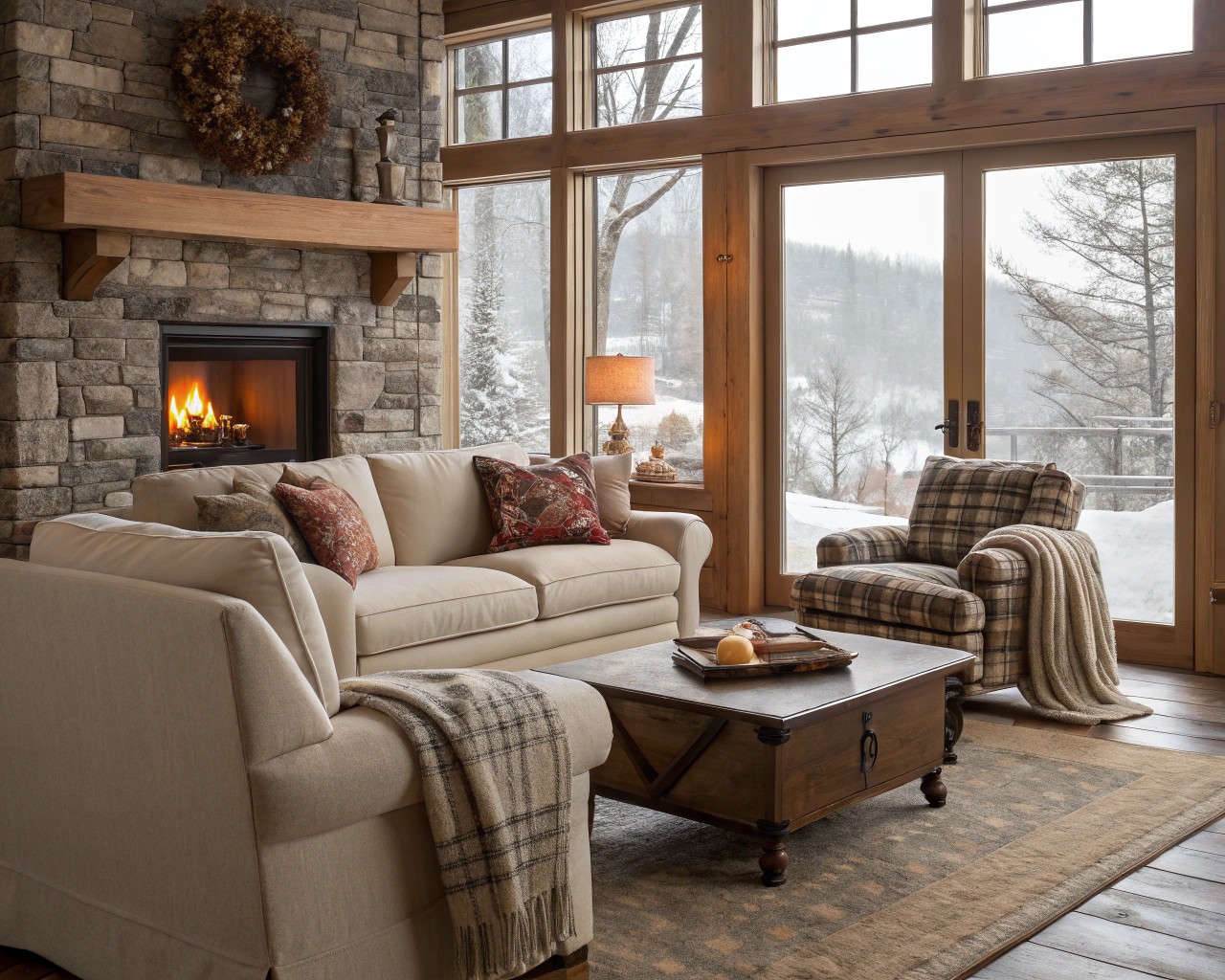 Adapting living space layouts to harmonize with seasonal changes.
