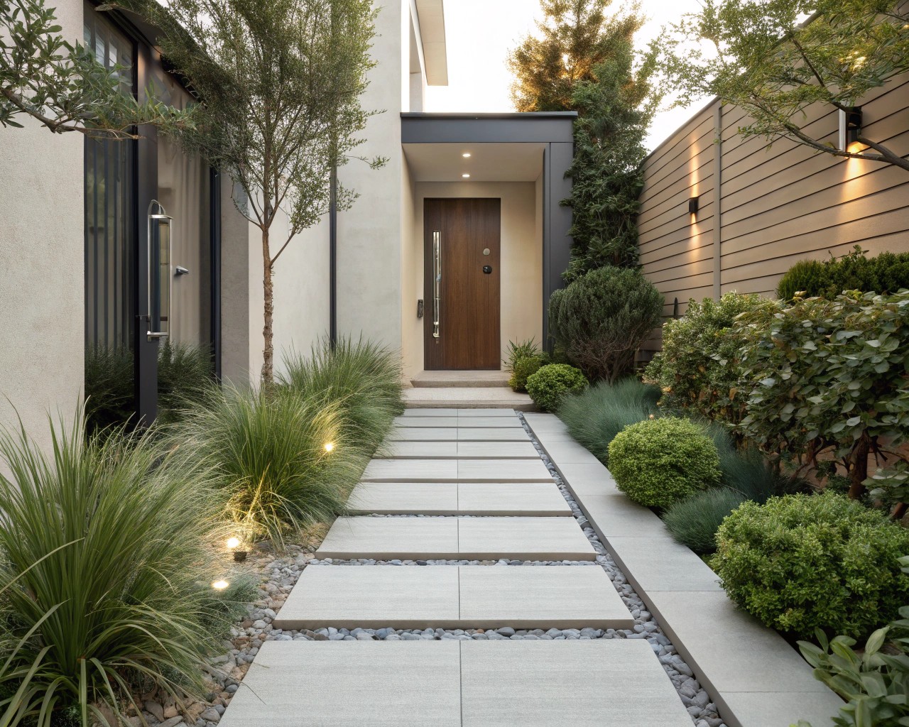 Design principles help guide visitors through a cohesive arrival sequence.