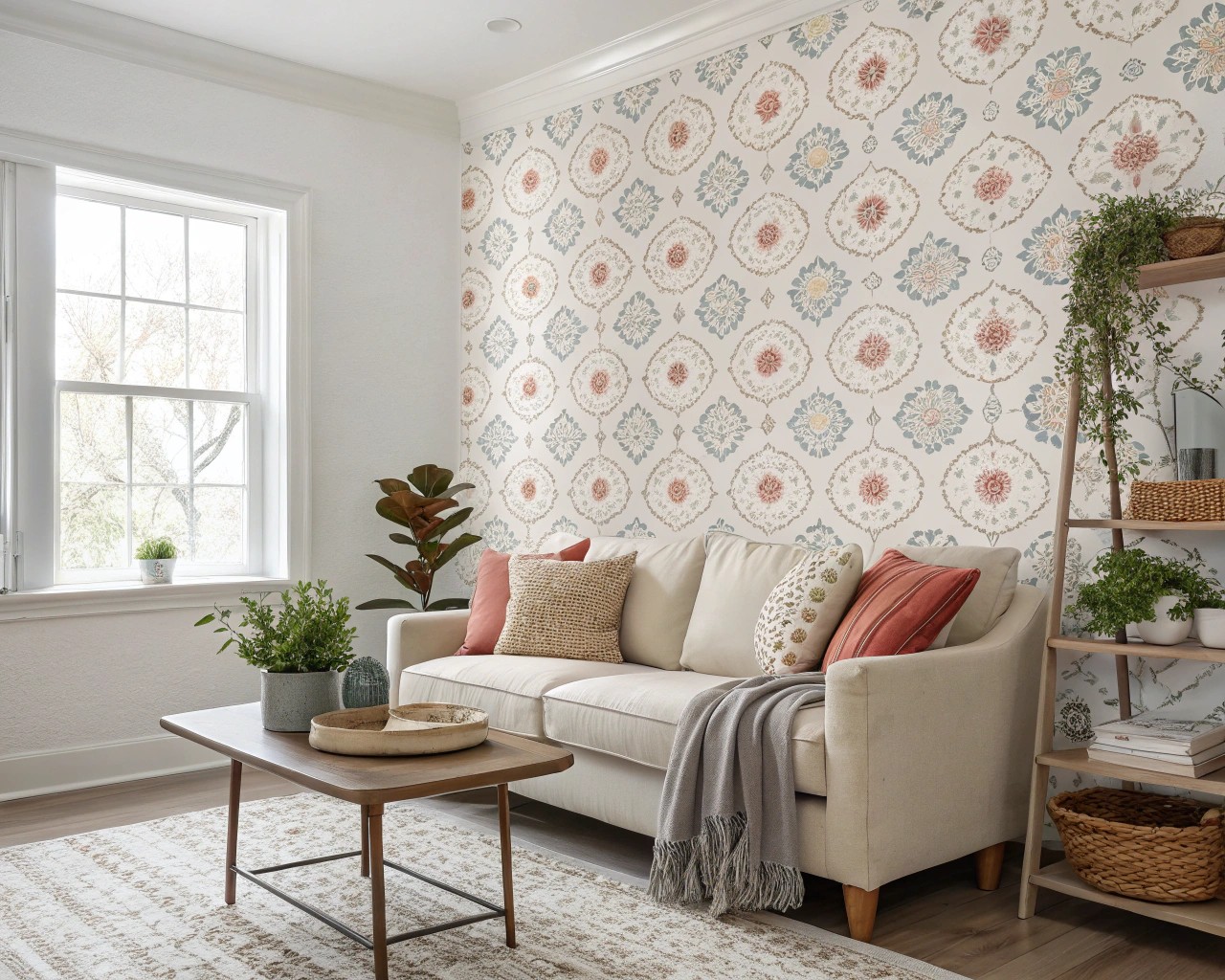 Removable wallpaper options offer flexibility for renters or those looking for temporary design changes.