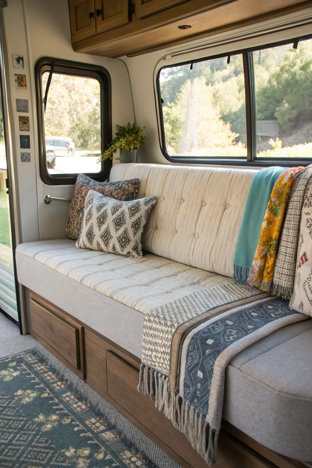 RV Couch Styling Tips to Personalize Your Mobile Retreat