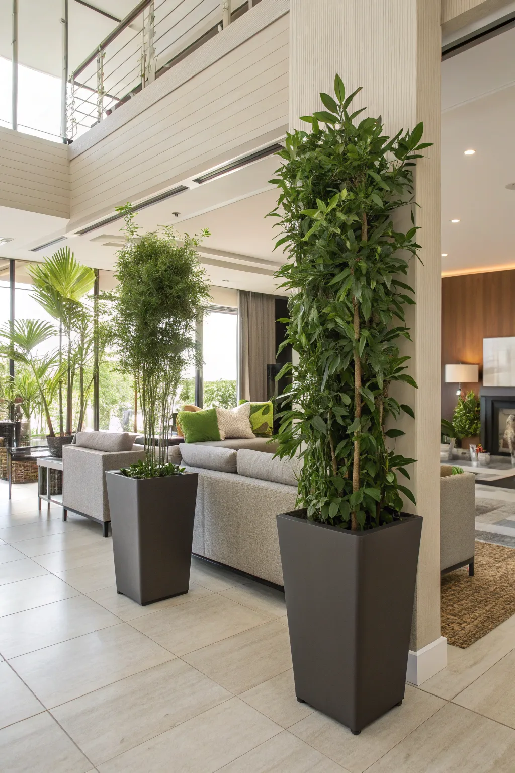 Modern Concepts for Decorating with Tall Planters