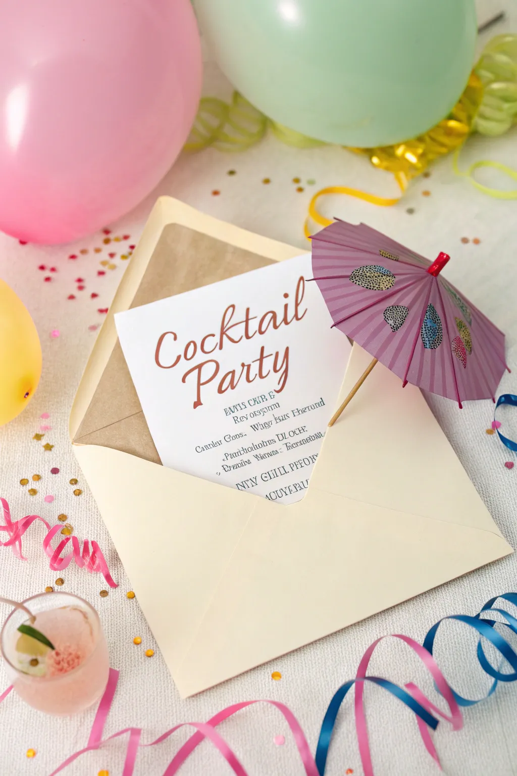 Fun Themes for Your Next Cocktail Party Invitation