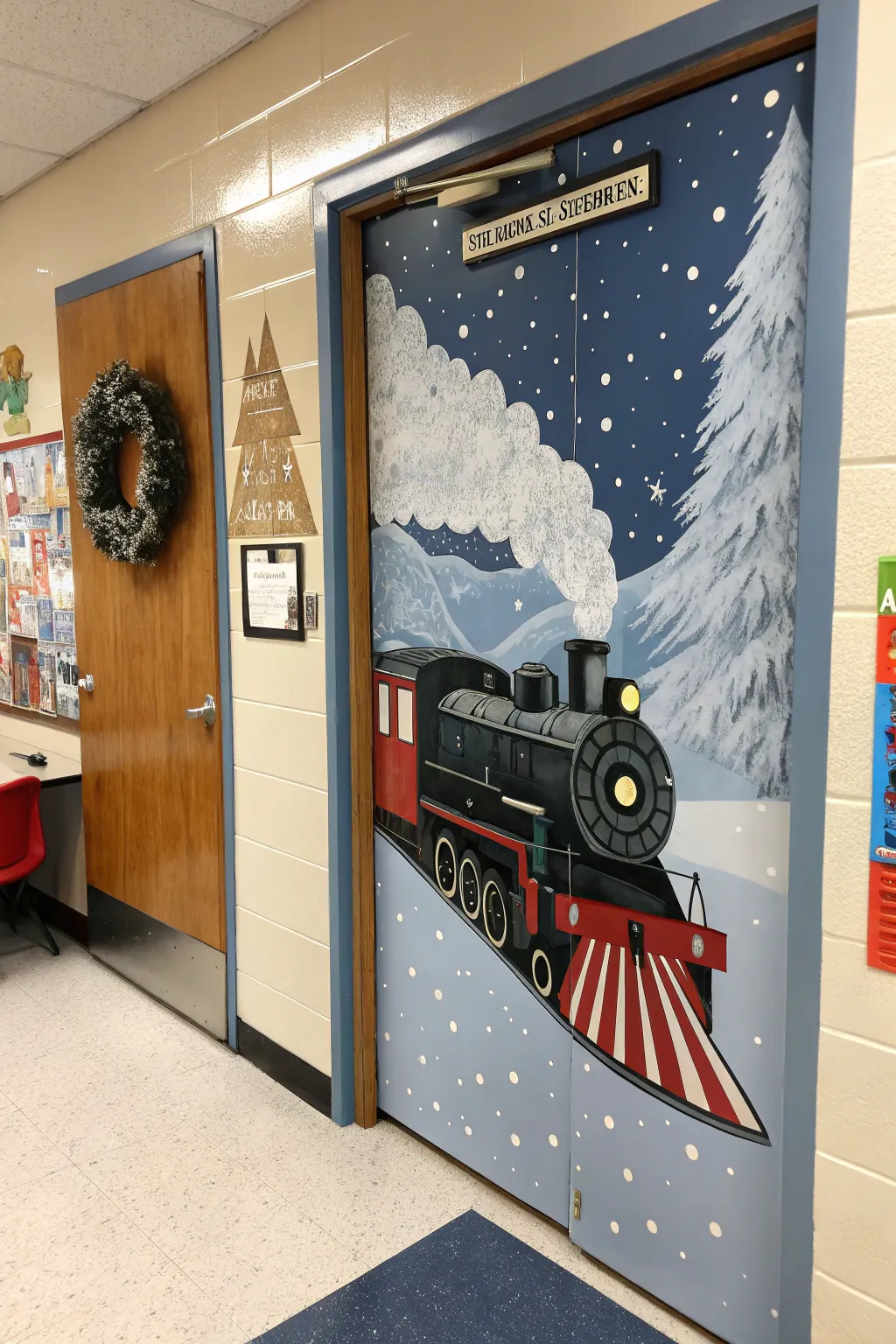 Classroom Door Inspiration for Christmas