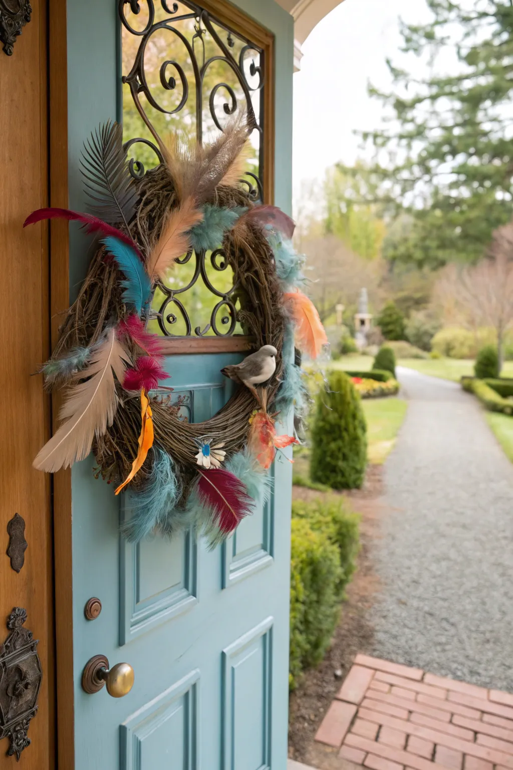 Eye-Catching Wreaths to Brighten Your Front Door