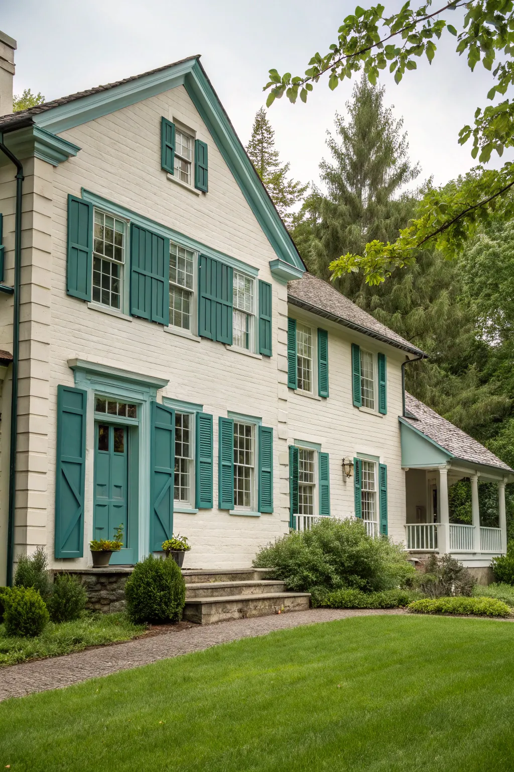 Charming Colonial House Color Inspirations