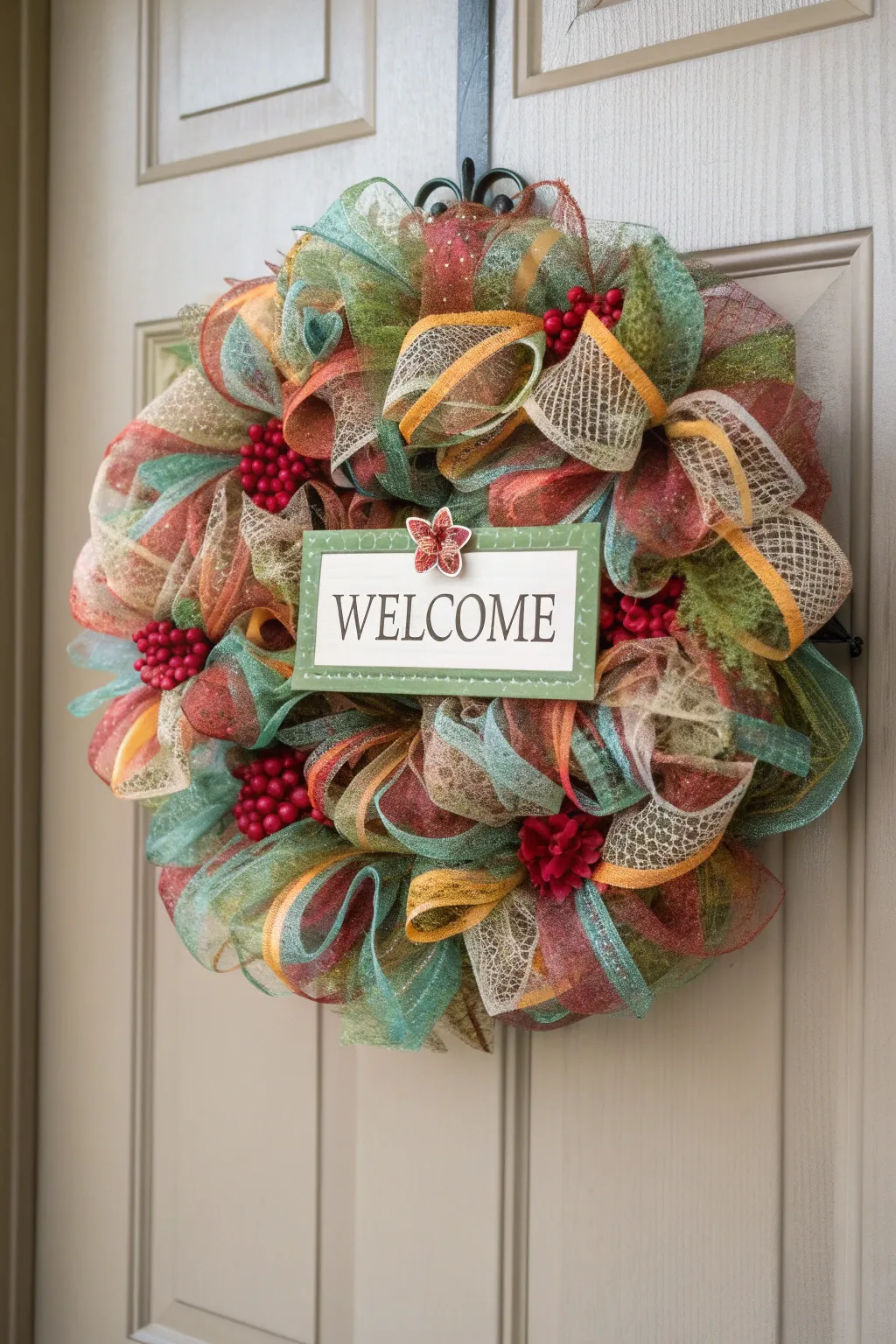 Stylish Mesh Wreath Styles for Fall